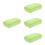 4Pcs Soft PU Bread Model Prop Green Fake Bread Fidget Toy 7