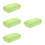 4Pcs Soft PU Bread Model Prop Green Fake Bread Fidget Toy 8
