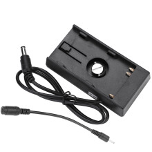 Adattatore per piastra batteria con tempo di scatto esteso per fotocamere BMPCC con uscita di alimentazione CC da 14,8 V, fissaggio a vite da 1/4 di
