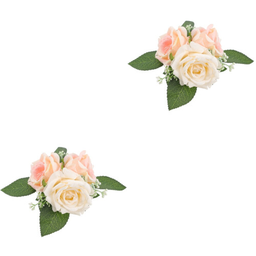 2Pièces Fleurs Décoratives Fines Pour Gâteau Cupcakes Colorés 1