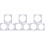 9Pcs Clear Acrylic Layer Cake Mold Square Cake Decorating Kit 5