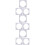 9Pcs Clear Acrylic Layer Cake Mold Square Cake Decorating Kit 9