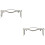 2 Pack Bag Clasps For Making Handbag Purse Frame Kiss Lock 6
