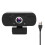 Webcam USB para PC com microfone, câmera HD 1080P com exposição automática, plug and play, compatível com videoconferências, aulas e provas. 1