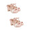 2Paren Roze Mode Strik Dames Comfortabel En Stijlvol 7