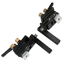 Aluminum T-Rail Sliding Limiter, 45-Type T-Rail, Beveled Rail Sliding Stopper, Woodworking Tools