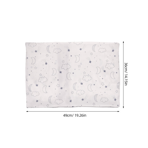 Comfortable Beige Travel Pillowcase for Kids with Envelope Closure 2