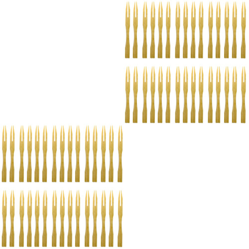 200Pcs Two Prong Fruit Picks 2