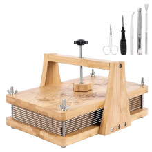 1 Set Großes Blumenpress-Set Aus Holz - DIY-Bastelset für Getrocknete Blumen und Pflanzen