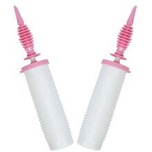 Portable Handheld Balloon Pump, Two-Way Double-Action Balloon Pump, Hand-Push Balloon Inflator. A