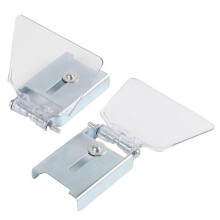 2Pcs Bench Grinder Eyeshield Including Guard and Reinforced Stainless Steel Bracket Easy to Install with Mounting Screws