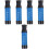 5Pcs Lightweight Blue Children Monocular Acrylic Fun Science Accessory 3