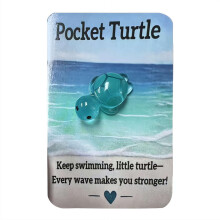 Animal Pocket Hug Greeting Cards Turtle Design 6-Pack