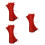 3000Pcs Red Cable Zip Ties Nylon Self-Locking Wire Ties for Garage Use 6