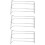 3Pcs Lightweight Stainless Glass Holder Silver Kitchen Storage Rack 5