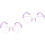 2Pcs Blue Light Glasses Kids Pink Lightweight Computer Gaming 4