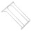 3Pcs Lightweight Stainless Glass Holder Silver Kitchen Storage Rack 8
