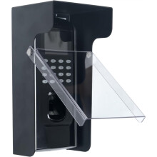 Clear Flip Cap Keypad Rain Cover,Metal Rain Covers for Outdoor Electronics Card Reader/Door Keypad/Attendance Machine