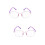 2Pcs Blue Light Glasses Kids Pink Lightweight Computer Gaming 7