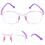 2Pcs Blue Light Glasses Kids Pink Lightweight Computer Gaming 8