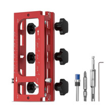 Gabarit pour Charnières de Porte, Gabarit de Fraisage en Alliage D'Aluminium pour Charnières de Porte, Mortaiseuse de Porte Réglable Adaptée Aux