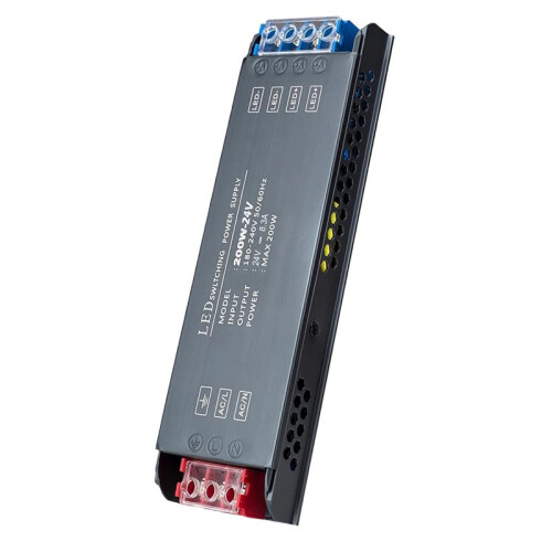 LED-Driver 200W 24V  Laagspanningstransformator Voedingsadapter AC 110V Naar 24V