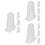 12Pcs White Silicone Cake Nozzle Covers Durable Piping Tip Protectors 7