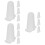 12Pcs White Silicone Cake Nozzle Covers Durable Piping Tip Protectors 8
