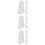 12Pcs White Silicone Cake Nozzle Covers Durable Piping Tip Protectors 9