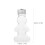 30Pcs Silver Refillable Gingerbread Man Beverage Bottles for Xmas 9