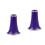 2Pcs Portable Purple Clarinet Bell for Beginner and Professional Use 5