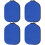 4Pcs Blue Table Tennis Paddle Case Durable Neoprene Racket Storage Bag 6