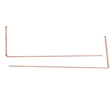 Copper Dowsing Rod Pure Copper 2PCS Divining Rods - for Divining Water, Treasure(B)