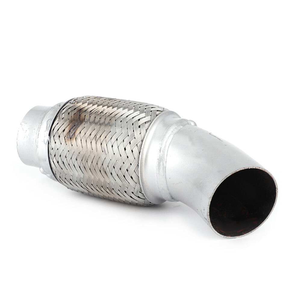 Flexible Exhaust Flex Pipe With Universal Fit Design, Heavy Duty Stainless Steel Double Braid Construction For Automotive Applications Corrosion 9175034442681