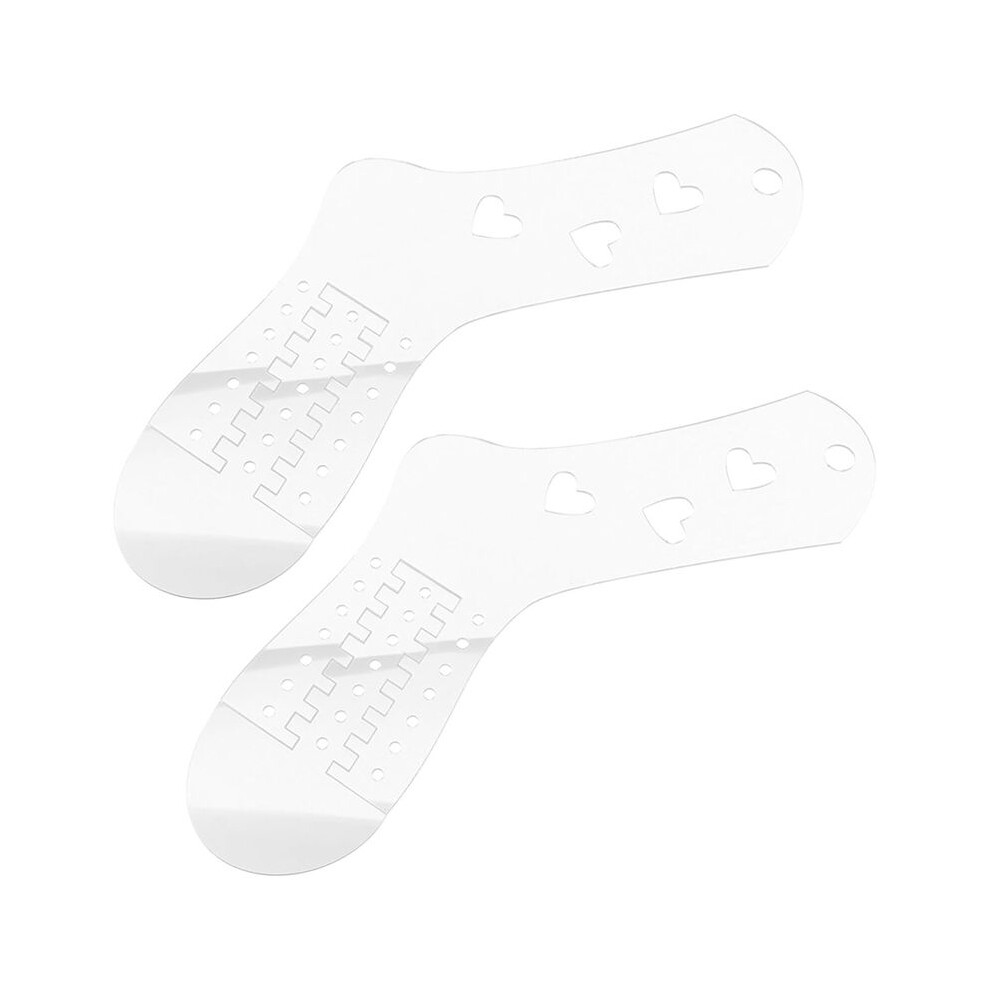2Pcs Sock Blockers For Knitting, Acrylic Adjustable Sock Model Woven Socks Template Stocking Display Mold 6032894381563