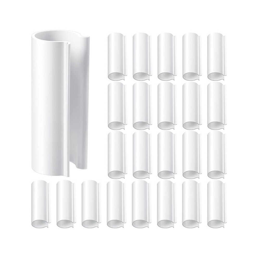 32 Piece Snap Clamp For Pvc Pipe Greenhouses,Row Covers,Pool Cover Clips,Shelters,Bird Protection(For 1/2 Inch Pvc Pipe) 6032687715537