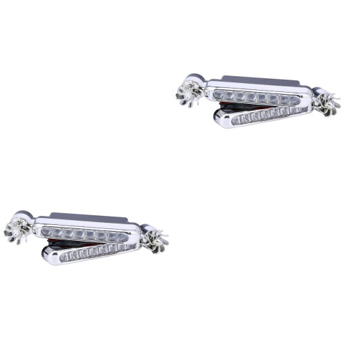 2Pcs Adjustable Green Energy Wind Power Daytime Running Lamp Multi 2