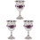 3Pcs Wine Goblet Alloy Stem-Cup Unbreakable for Home Bar 4