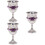 3Pcs Wine Goblet Alloy Stem-Cup Unbreakable for Home Bar 9