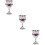 3Pcs Wine Goblet Alloy Stem-Cup Unbreakable for Home Bar 11