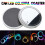 Car LED Cup Holder Lights 7-Color USB Rechargeable 1