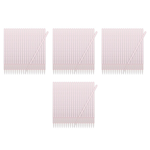 4Pièces Applicateurs Jetables Nylon Rose Pour Précis