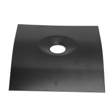 Easy Installation Shower Flange Cover Plate Pipe Hole Cover Plate Split Flange Design Stainless Steel Material Decor Escutcheon Matte Black Finish