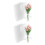 100Pcs Lightweight Transparent Cellophane Wrap for Flower Packing 8