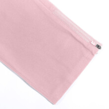Women's Pink Capri Leggings Stretchy Yoga Pants Zipper