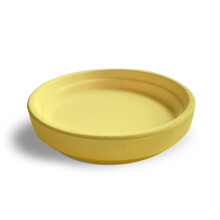 Love Plants Yellow Terracotta Plant Pot Saucer Gift Idea