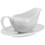 4Pcs Ceramic Gravy Sauce Boats White Serving Pitchers with Handle 3