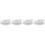 4Pcs Ceramic Gravy Sauce Boats White Serving Pitchers with Handle 5