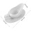 4Pcs Ceramic Gravy Sauce Boats White Serving Pitchers with Handle 10