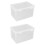 2Pcs Clear Bread Storage Box Fridge Food Holder Kitchen Storage Bin 5